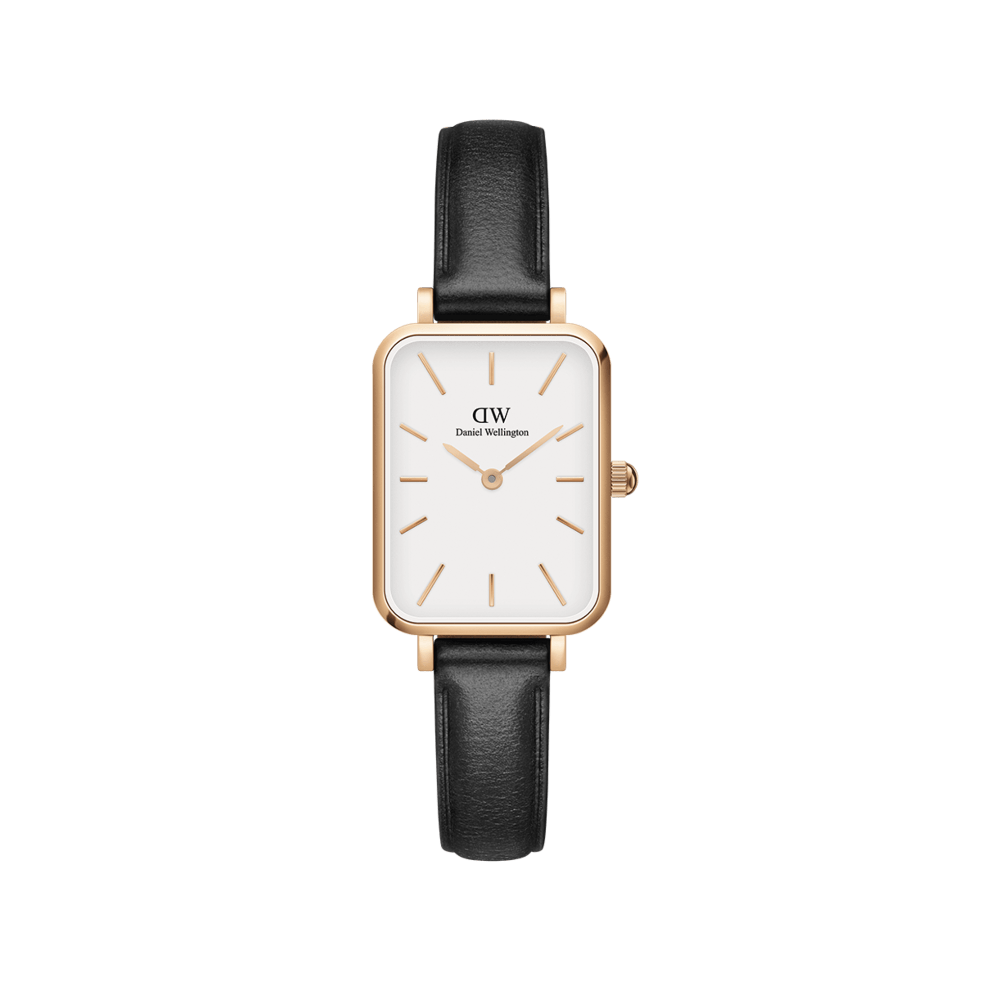 Quadro Women's square watch with leather strap DW - Main Image