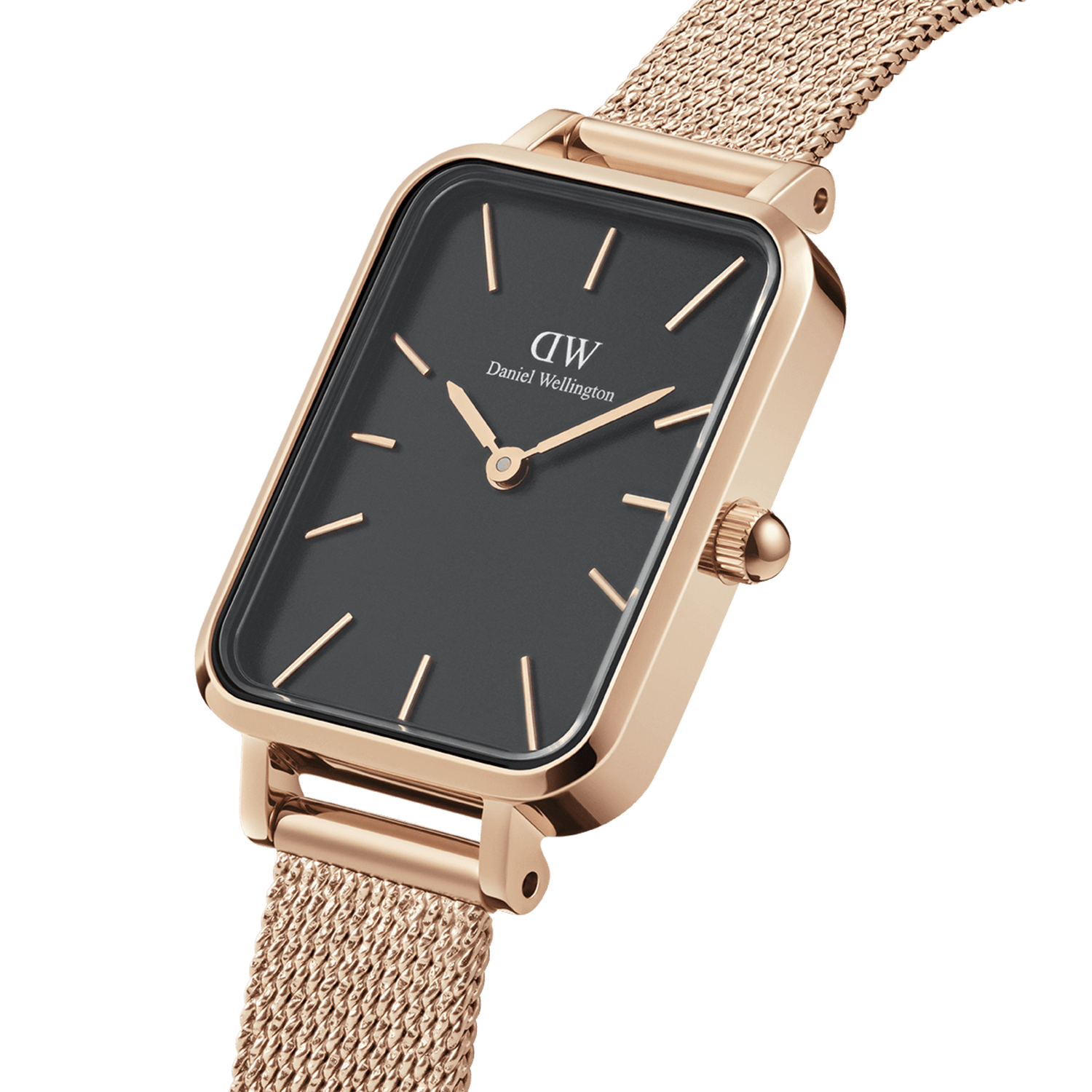 Quadro - Square watch for women in rose gold | DW Quadro - Square watch for women in rose gold | DW