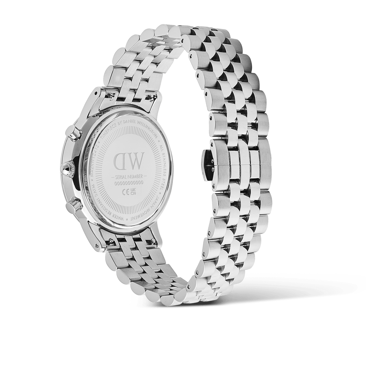 Iconic Chronograph Arch 5-Link Onyx Panda Silver