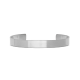 Line Cuff Brushed Silver