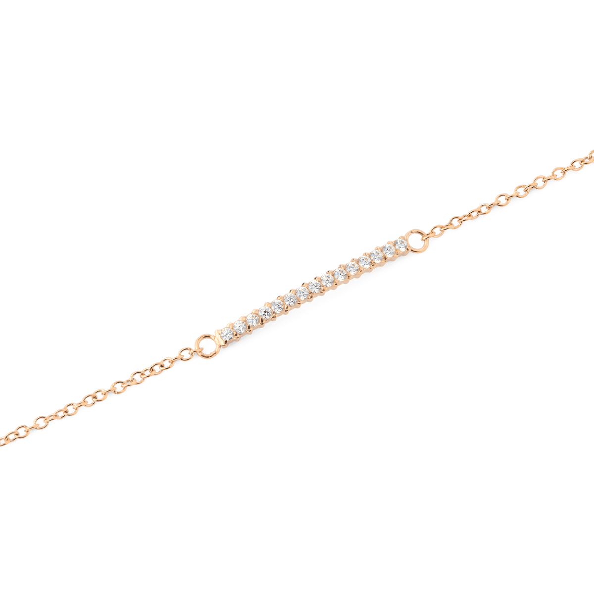 Mirelle Eternity Bracelet Rose Gold