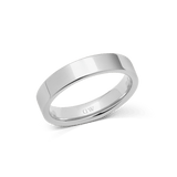 Line Ring Polished Silver 4.5mm