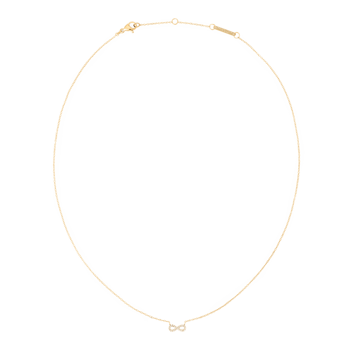 Mirelle Infinity Necklace Gold