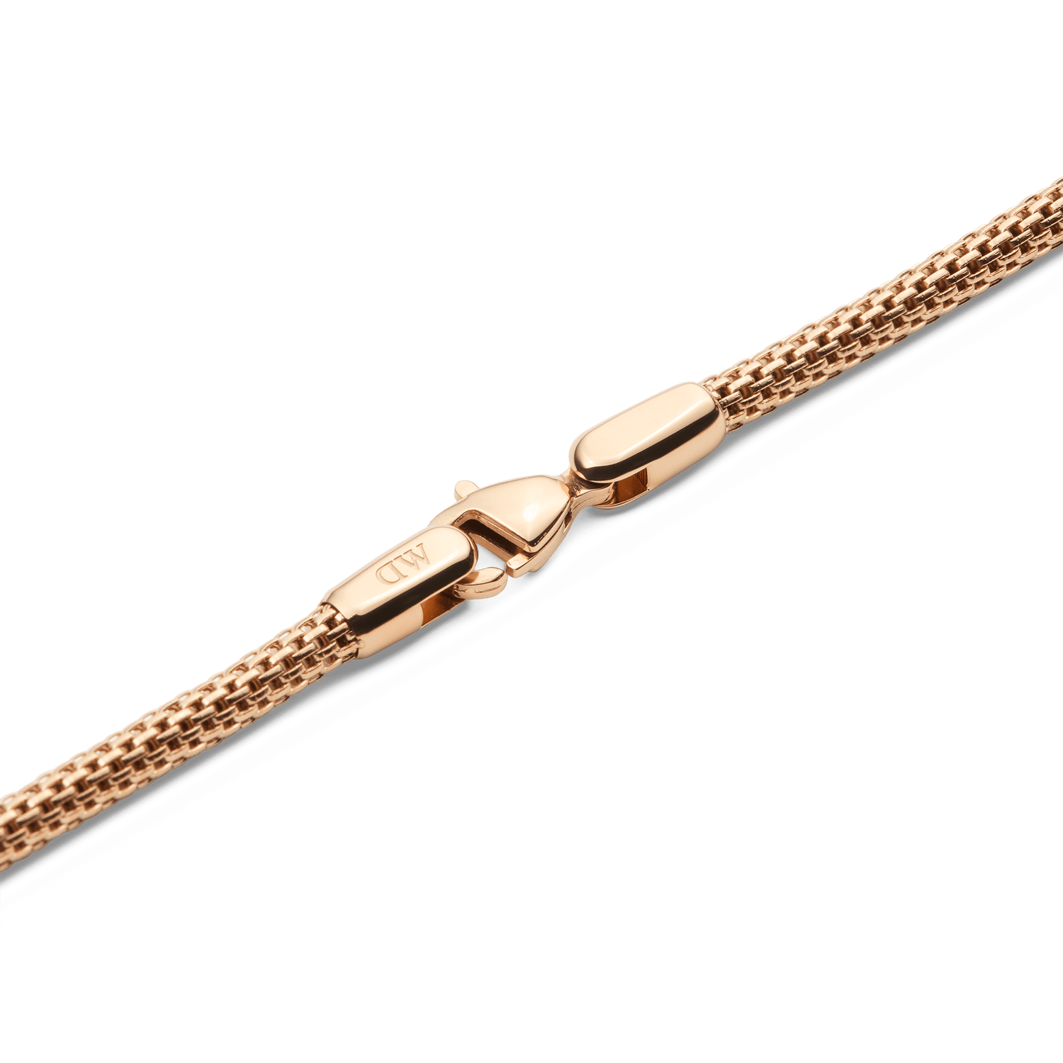 Tide Mesh Necklace Rose Gold 2.8