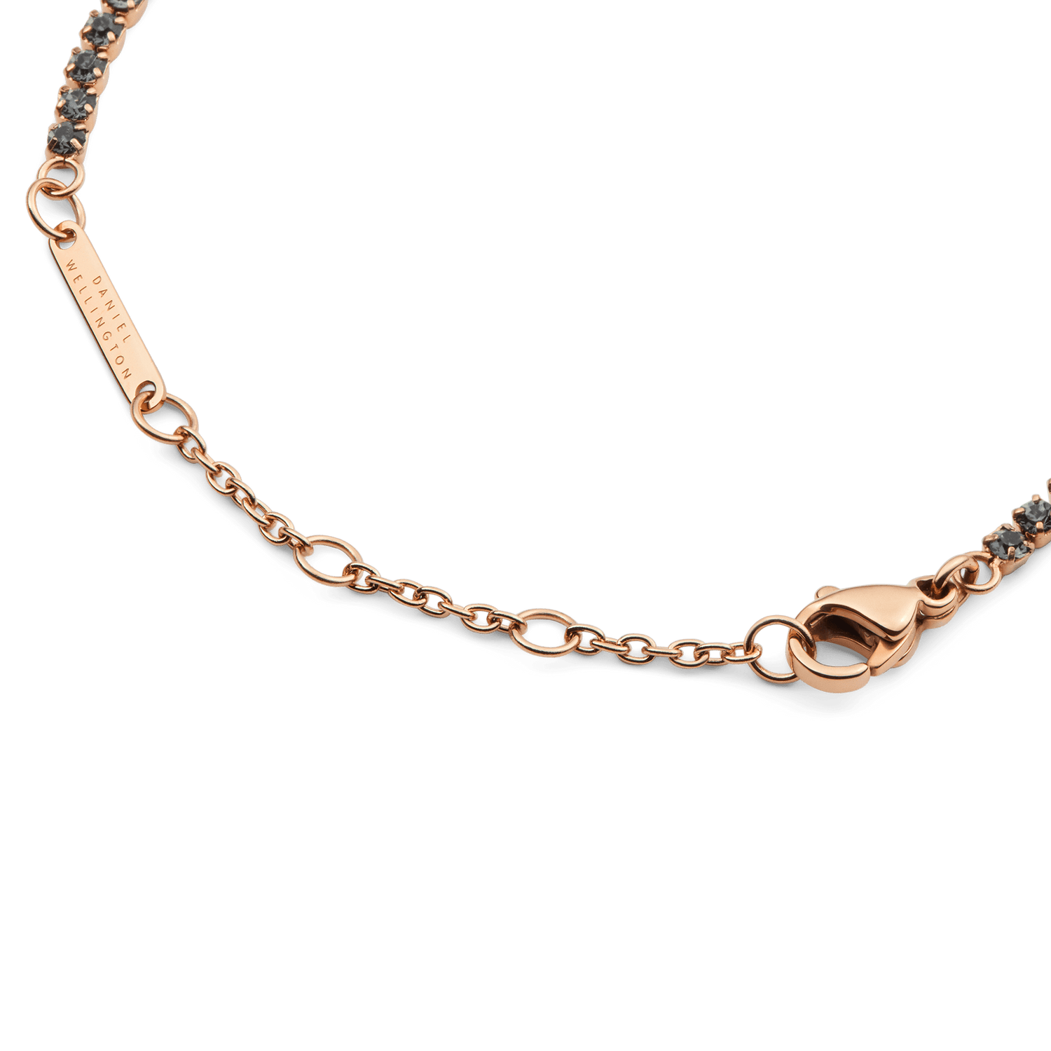 Classic Tennis Bracelet Nightfall Rose Gold