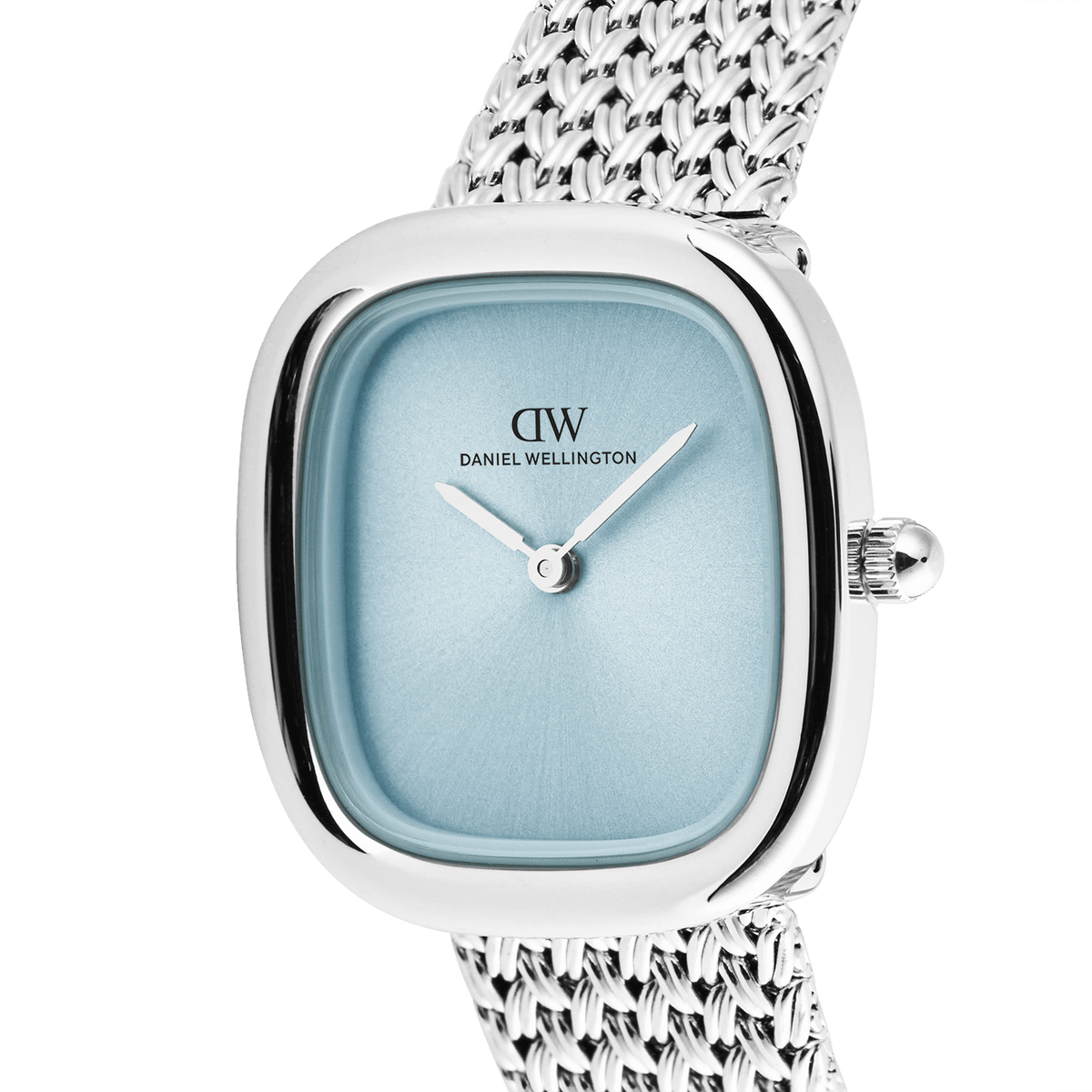 Margot Braided Mesh Ice Blue Silver